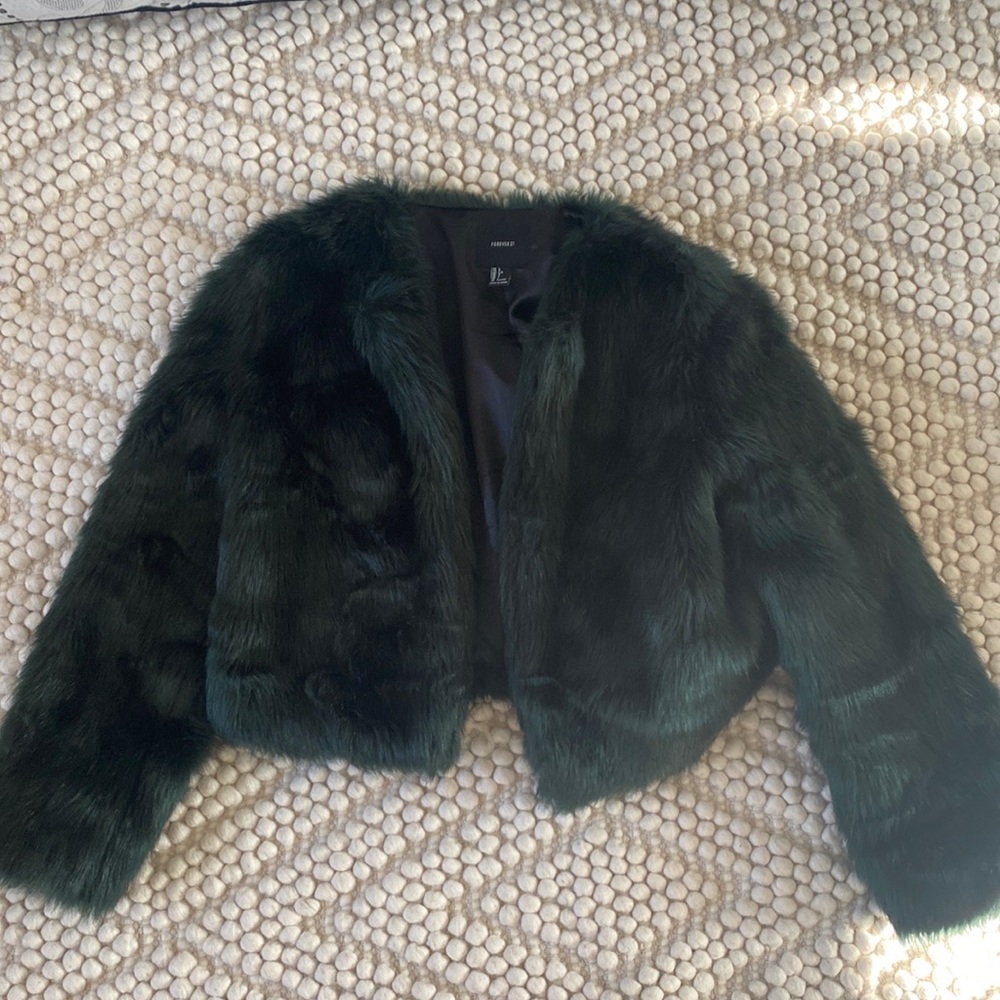 Green Fur Jacket